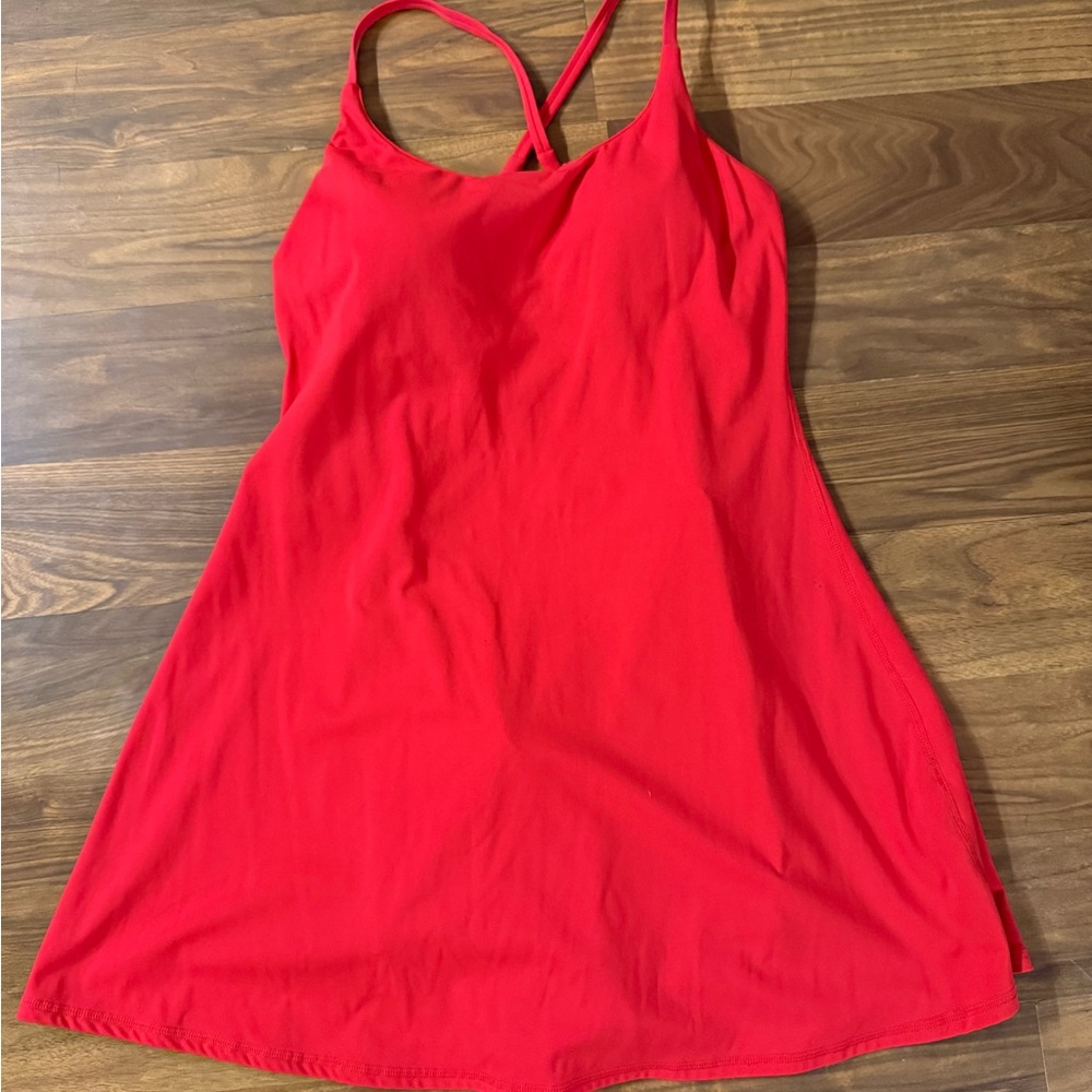 HALARA Easy Peezy Red Dress
